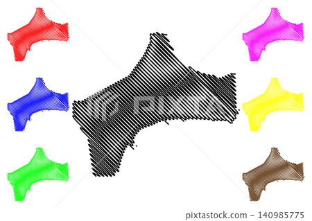Chester County, State of Tennessee (U.S. county, United States of America, USA, U.S., US) map vector illustration, scribble sketch Chester map Chester County, State of Tennessee (U.S. county, United States of America, USA, U.S., US) map vector illustration, scribble sketch Chester map 140985775