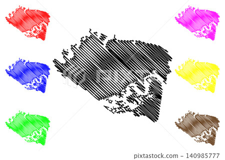 Jefferson County, State of Tennessee (U.S. county, United States of America, USA, U.S., US) map vector illustration, scribble sketch Jefferson map Jefferson County, State of Tennessee (U.S. county, United States of America, USA, U.S., US) map vector illustration, scribble sketch Jefferson map 140985777