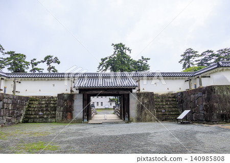 Odawara Castle Ruins Park during the rainy season Odawara Castle Ruins Park during the rainy season 140985808