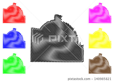Lincoln County, State of Tennessee (U.S. county, United States of America, USA, U.S., US) map vector illustration, scribble sketch Lincoln map Lincoln County, State of Tennessee (U.S. county, United States of America, USA, U.S., US) map vector illustration, scribble sketch Lincoln map 140985821