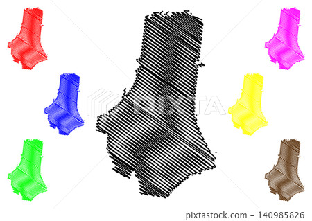 Marshall County, State of Tennessee (U.S. county, United States of America, USA, U.S., US) map vector illustration, scribble sketch Marshall map Marshall County, State of Tennessee (U.S. county, United States of America, USA, U.S., US) map vector illustration, scribble sketch Marshall map 140985826