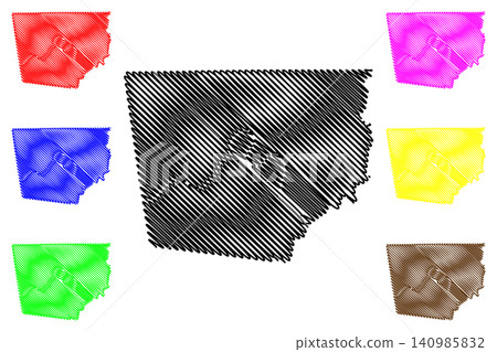 Montgomery County, State of Tennessee (U.S. county, United States of America, USA, U.S., US) map vector illustration, scribble sketch Montgomery map Montgomery County, State of Tennessee (U.S. county, United States of America, USA, U.S., US) map vector illustration, scribble sketch Montgomery map 140985832