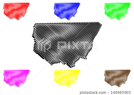 Robertson County, State of Tennessee (U.S. county, United States of America, USA, U.S., US) map vector illustration, scribble sketch Robertson map Robertson County, State of Tennessee (U.S. county, United States of America, USA, U.S., US) map vector illustration, scribble sketch Robertson map 140985903