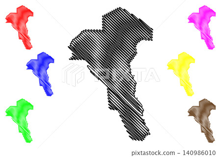 Unity state (States of South Sudan, Greater Upper Nile Region) map vector illustration, scribble sketch Western Upper Nile map Unity state (States of South Sudan, Greater Upper Nile Region) map vector illustration, scribble sketch Western Upper Nile map 140986010