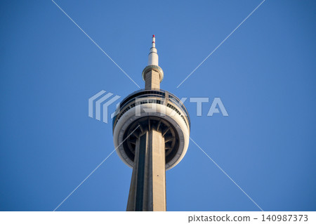 Circular Observation Deck Design Against Sky Circular Observation Deck Design Against Sky 140987373
