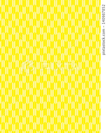 Yellow arrow feather pattern background Yellow arrow feather pattern background 140987852