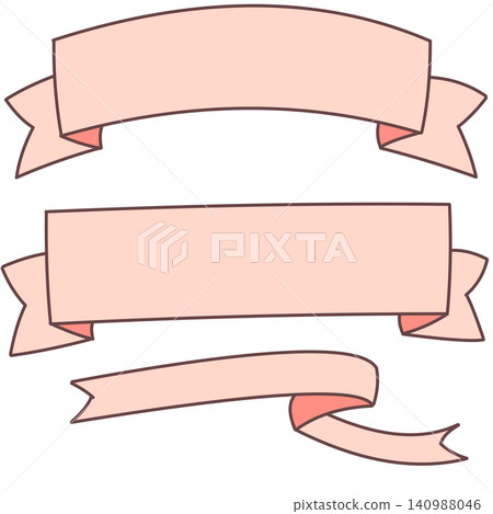 Salmon pink ribbon obi Salmon pink ribbon obi 140988046