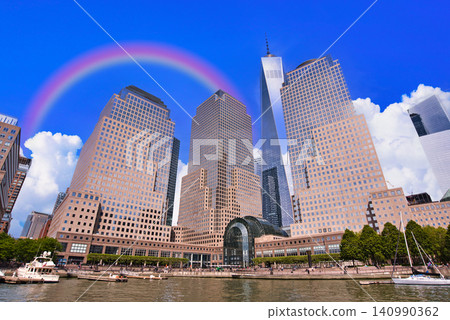 Images of modern buildings in Manhattan Images of modern buildings in Manhattan 140990362