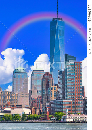 Images of modern buildings in Manhattan Images of modern buildings in Manhattan 140990363