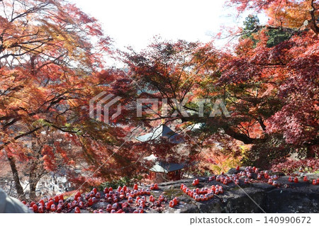 大阪府箕面市勝尾寺的秋景 大阪府箕面市勝尾寺的秋景 140990672