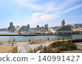 View of Meriken Park Port Tower from TOTTEI PARK Green Hill. View of Meriken Park Port Tower from TOTTEI PARK Green Hill. 140991427
