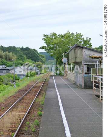 Tenryu Hamanako Railway, Tenhama Line, Towata Station, April 140991790