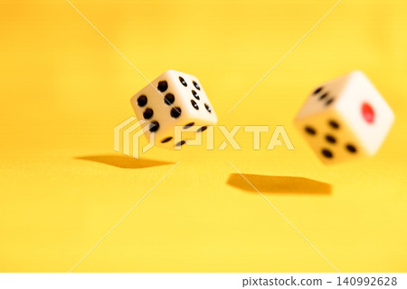 Two rolling dice Two rolling dice 140992628