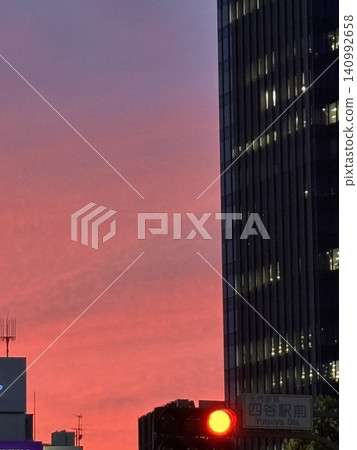 城市日落 140992658
