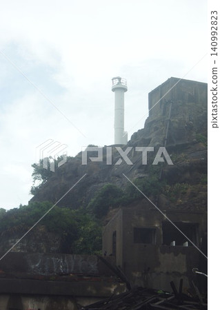 Scenery of Gunkanjima (Hashima Island) Scenery of Gunkanjima (Hashima Island) 140992823