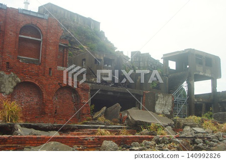 軍艦島(端島)風景 軍艦島(端島)風景 140992826