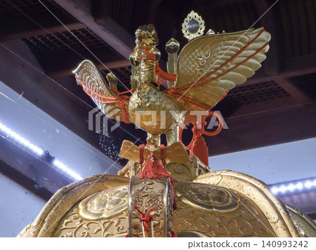 Gion Festival: Three large portable shrines (Yasaka Shrine Dance Hall) Gion Festival: Three large portable shrines (Yasaka Shrine Dance Hall) 140993242