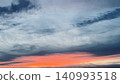 The dramatic sky at dusk 140993518