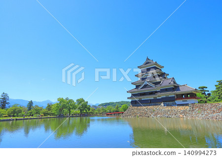 長野縣松本市國寶松本城風景 長野縣松本市國寶松本城風景 140994273