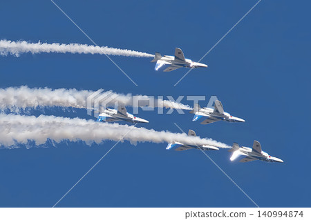 Blue Impulse flight demonstration at Hyakuri Air Base Air Show Blue Impulse flight demonstration at Hyakuri Air Base Air Show 140994874