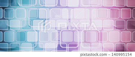 Abstract overlapping glowing rounded squares. Soft pastel gradient UI background banner. Abstract overlapping glowing rounded squares. Soft pastel gradient UI background banner. 140995154
