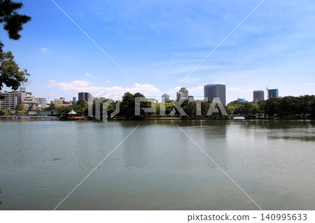 福岡市大濠公園的景色 福岡市大濠公園的景色 140995633