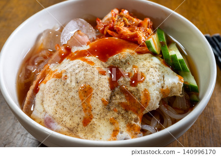 Delicious cold noodles from an average Japanese household Delicious cold noodles from an average Japanese household 140996170