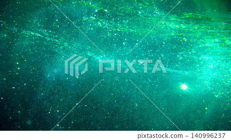 Beautiful underwater scenery dyed in Atera Blue Beautiful underwater scenery dyed in Atera Blue 140996237