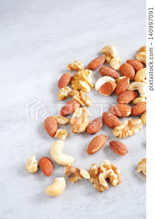 Mixed Nuts - A platter of nutritious and healthy mixed nuts. Mixed Nuts - A platter of nutritious and healthy mixed nuts. 140997091