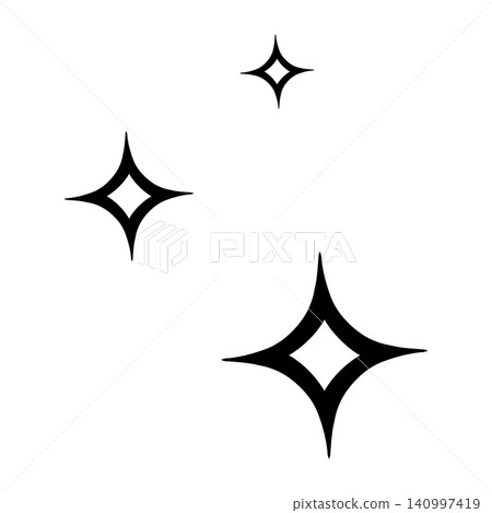 A simple, sparkly black effect A simple, sparkly black effect 140997419