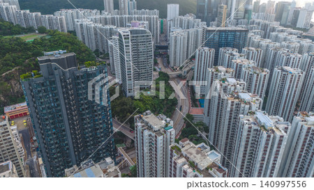 July 1 2026. Hong Kong Tai Koo Waterfront Skyline July 1 2026. Hong Kong Tai Koo Waterfront Skyline 140997556