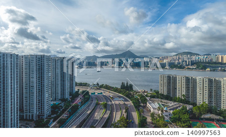 July 1 2026. Hong Kong Tai Koo Waterfront Skyline July 1 2026. Hong Kong Tai Koo Waterfront Skyline 140997563