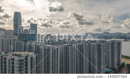 July 1 2026. Hong Kong Tai Koo Waterfront Skyline July 1 2026. Hong Kong Tai Koo Waterfront Skyline 140997564