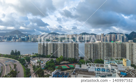July 1 2026. Hong Kong Sai Wan Ho Residential Skyline July 1 2026. Hong Kong Sai Wan Ho Residential Skyline 140997582