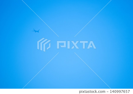 Passenger planes flying high in the sky Passenger planes flying high in the sky 140997657