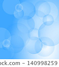 Blue Bokeh Circles Vector Background 140998259