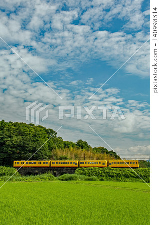 初夏的桑吉鐵路穿過鄉村 初夏的桑吉鐵路穿過鄉村 140998314