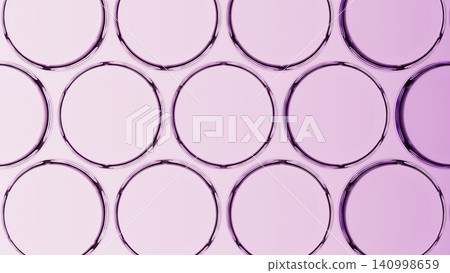 Abstract 3D macro background with transparent glass circles pattern on pastel purple Abstract 3D macro background with transparent glass circles pattern on pastel purple 140998659