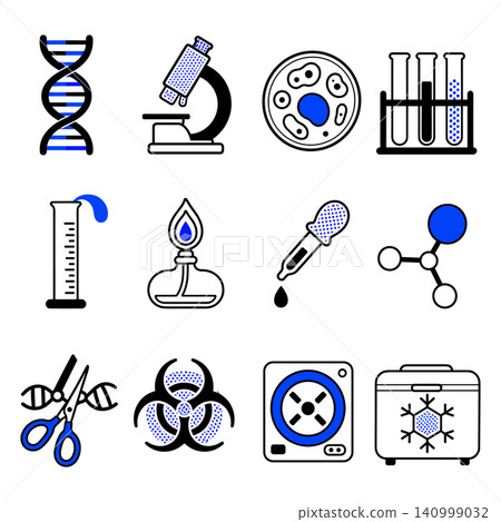 Science and Laboratory Icons Science and Laboratory Icons 140999032