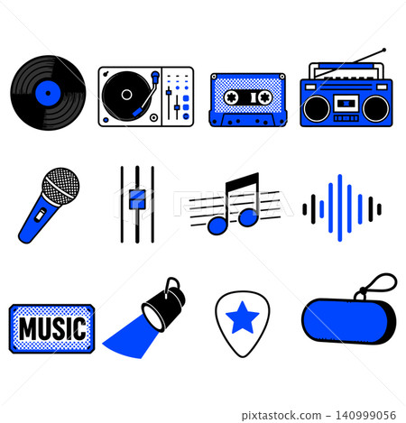 Music Icons Collection Music Icons Collection 140999056