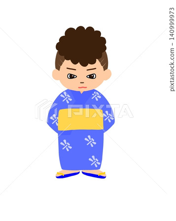身穿浴衣，髮型獨特 140999973