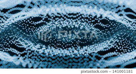 Abstract blue dotted wave background Abstract blue dotted wave background 141001181