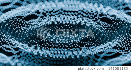 Abstract blue particle wave background Abstract blue particle wave background 141001183