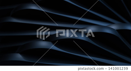 Dark blue abstract flowing waves Dark blue abstract flowing waves 141001239