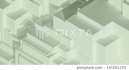 Abstract pale green geometric 3d background Abstract pale green geometric 3d background 141001250