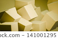 Abstract beige cubes in soft light 141001295