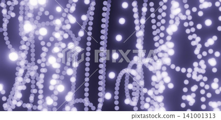 Purple bokeh light background with glowing dots Purple bokeh light background with glowing dots 141001313