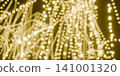 Warm golden bokeh lights background 141001320