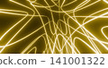 Abstract golden light streaks on dark background 141001322