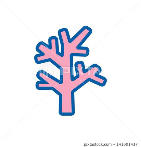 Coral icon (with outline) 141001437